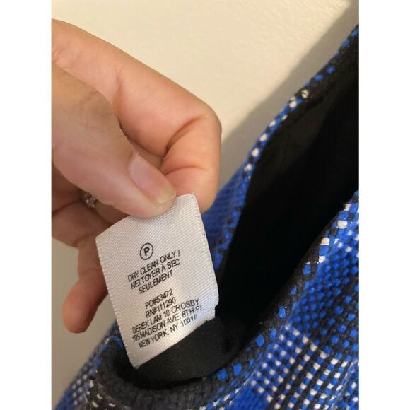 Derek lam 10 Crosby plaid asymmetric tweed dress‎ - Picture 4 of 6